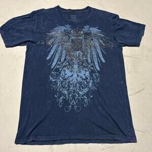 **Vintage Y2K Affliction x Cyber Men's Shirt**